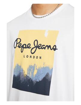 Camiseta Pepe Jeans Roslyn Hombre Blanco