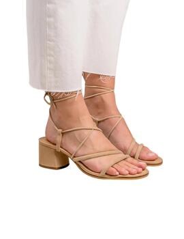 Sandalias Bryan Grecia Mujer Beige