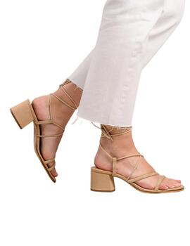 Sandalias Bryan Grecia Mujer Beige