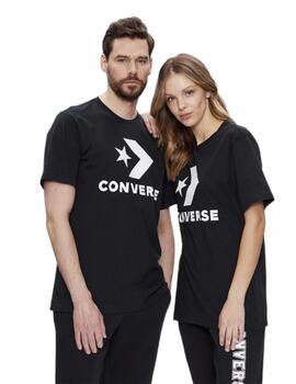 Camiseta Convers Star Chervron Unisex Negro