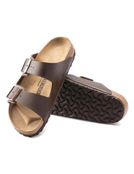 Sandalia Birkenstock Arizona BF Hombre Marrón