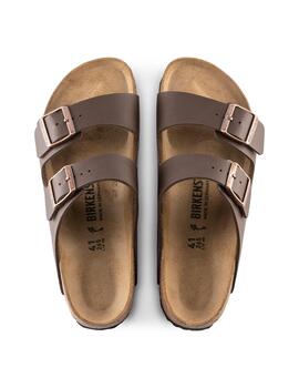 Sandalia Birkenstock Arizona BF Hombre Marrón