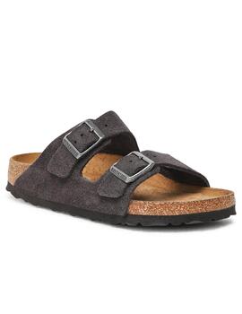 Sandalia Birkenstock Arizona Bs Unisex Velvet Grey