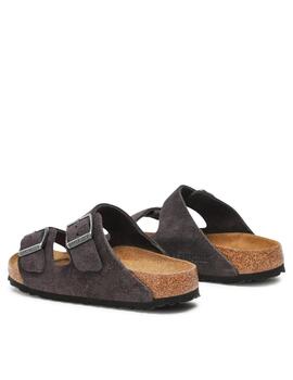 Sandalia Birkenstock Arizona Bs Unisex Velvet Grey