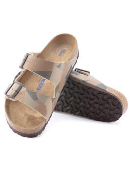 Sandalia Birkenstock Arizona Bs Hombre Marrón Camuflaje