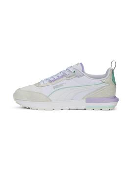 Zapatillas Puma R22 Mujer Blanco