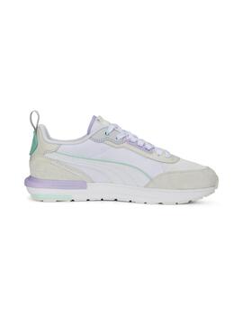 Zapatillas Puma R22 Mujer Blanco