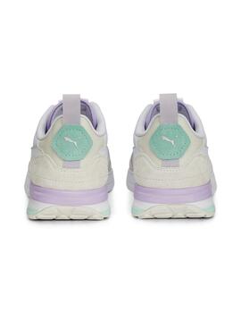 Zapatillas Puma R22 Mujer Blanco