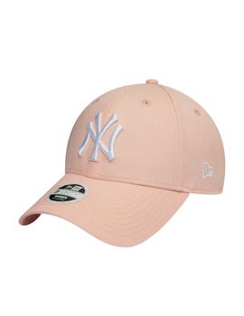 Gorra New Era New York YankeesEssential League Mujer Rosa