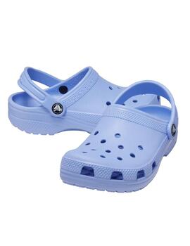 Zapatillas Crocs Classic Clog K Moon Jelly Junior Azul
