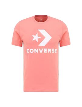 Camiseta Converse Stand Fit Logo Star Chev Unisex Coral