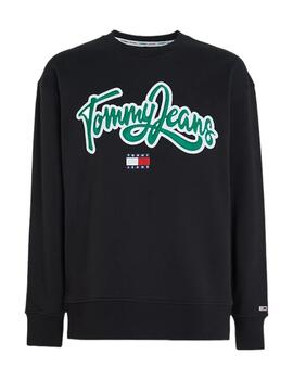 Sudadera Sin Capucha Tommy Hombre Negro