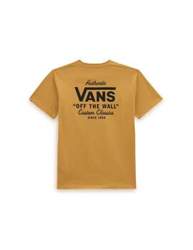 Camiseta Vans Holder Classic Hombre Amarillo