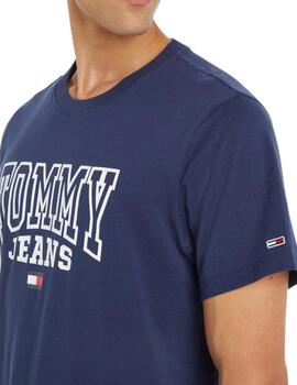 Camiseta Tommy Entry Graphic Hombre Marino