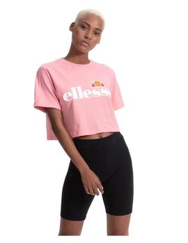 Camiseta Crop Ellesse Alberta Mujer Rosa