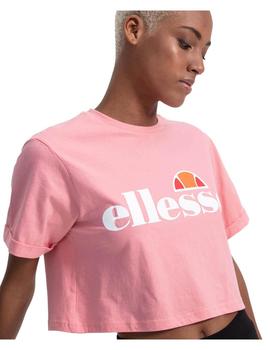 Camiseta Crop Ellesse Alberta Mujer Rosa