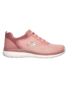 Zapatillas Skechers Bountiful Quick Path Mujer Rosa