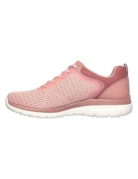 Zapatillas Skechers Bountiful Quick Path Mujer Rosa