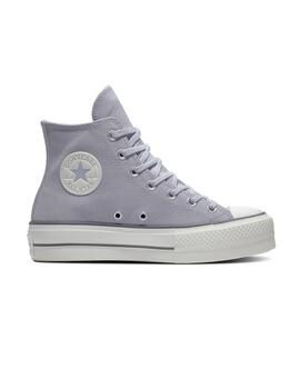 Zapatillas Converse All Star Hi Plat Seasonal Mujer Lila