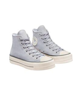 Zapatillas Converse All Star Hi Plat Seasonal Mujer Lila