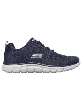 Zapatillas Skechers Track Front Runner Hombre Azul