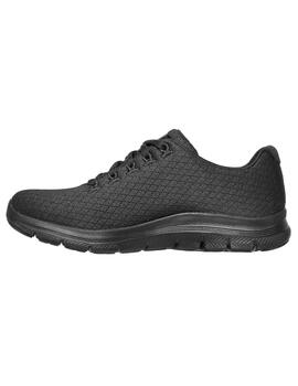 Zapatillas Skechers Flex Appeal  4.0 Mujer Negro