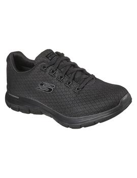 Zapatillas Skechers Flex Appeal  4.0 Mujer Negro