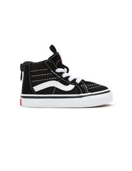 Zapatilas Vans Sk8 Hi Zip Junior Negro