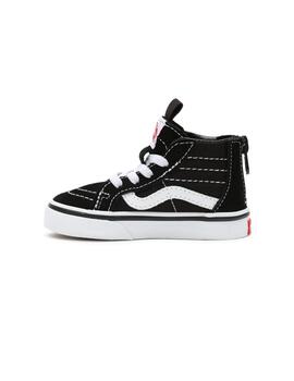 Zapatilas Vans Sk8 Hi Zip Junior Negro