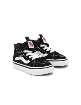 Zapatilas Vans Sk8 Hi Zip Junior Negro