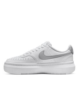 Zapatilla NIke Court Vision Alta LTR Mujer Blanco