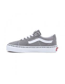 Zapatillas Vans Sk8 Low Junior Gris