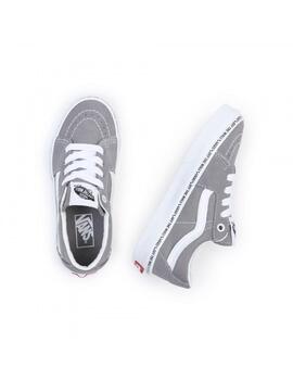 Zapatillas Vans Sk8 Low Junior Gris