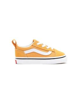 Zapatillas Vans Old Skool Elastic Junior Naranja