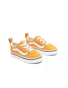 Zapatillas Vans Old Skool Elastic Junior Naranja