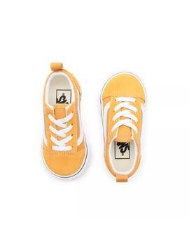 Zapatillas Vans Old Skool Elastic Junior Naranja