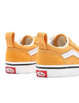 Zapatillas Vans Old Skool Elastic Junior Naranja