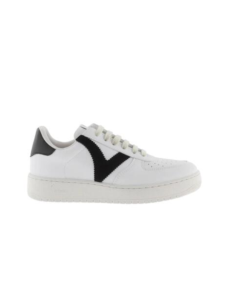 germen sufrimiento Salida hacia Zapatillas Victoria Mujer Blanco-Negro