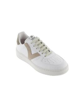 Zapatillas Victoria Mujer Blanco-beige