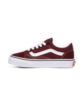 Zapatillas Vans Old Skool Junior Granate