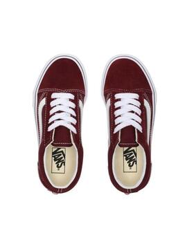 Zapatillas Vans Old Skool Junior Granate