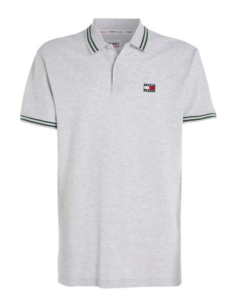Polo Tommy Tipping Hombre Gris
