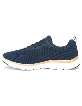 Zapatillas Skechers Flex Appeal 4.0-Brilliant Mujer Azul