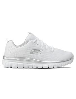 Zapatillas Skechers Graceful- Ger connected Mujer Blanco