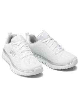 Zapatillas Skechers Graceful- Ger connected Mujer Blanco