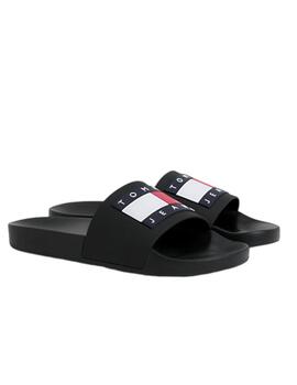 Chanclas Tommy Essential  Mujer Negro