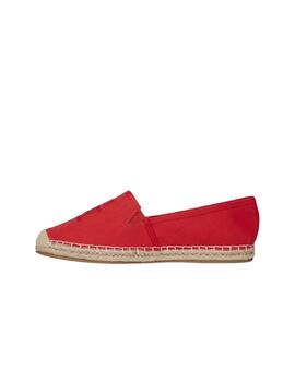 Alpargata Tommy Hilfiger Ribetes Mujer Rojo