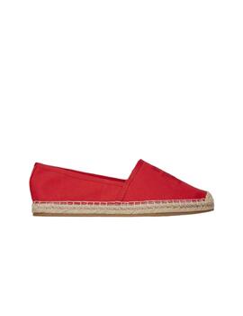 Alpargata Tommy Hilfiger Ribetes Mujer Rojo