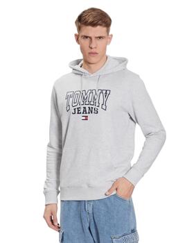 Sudadera Tommy Reg Entry Graphi Hombre Gris