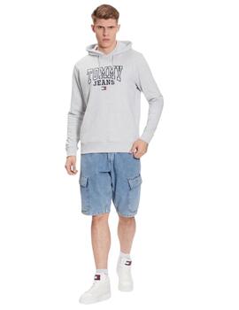 Sudadera Tommy Reg Entry Graphi Hombre Gris